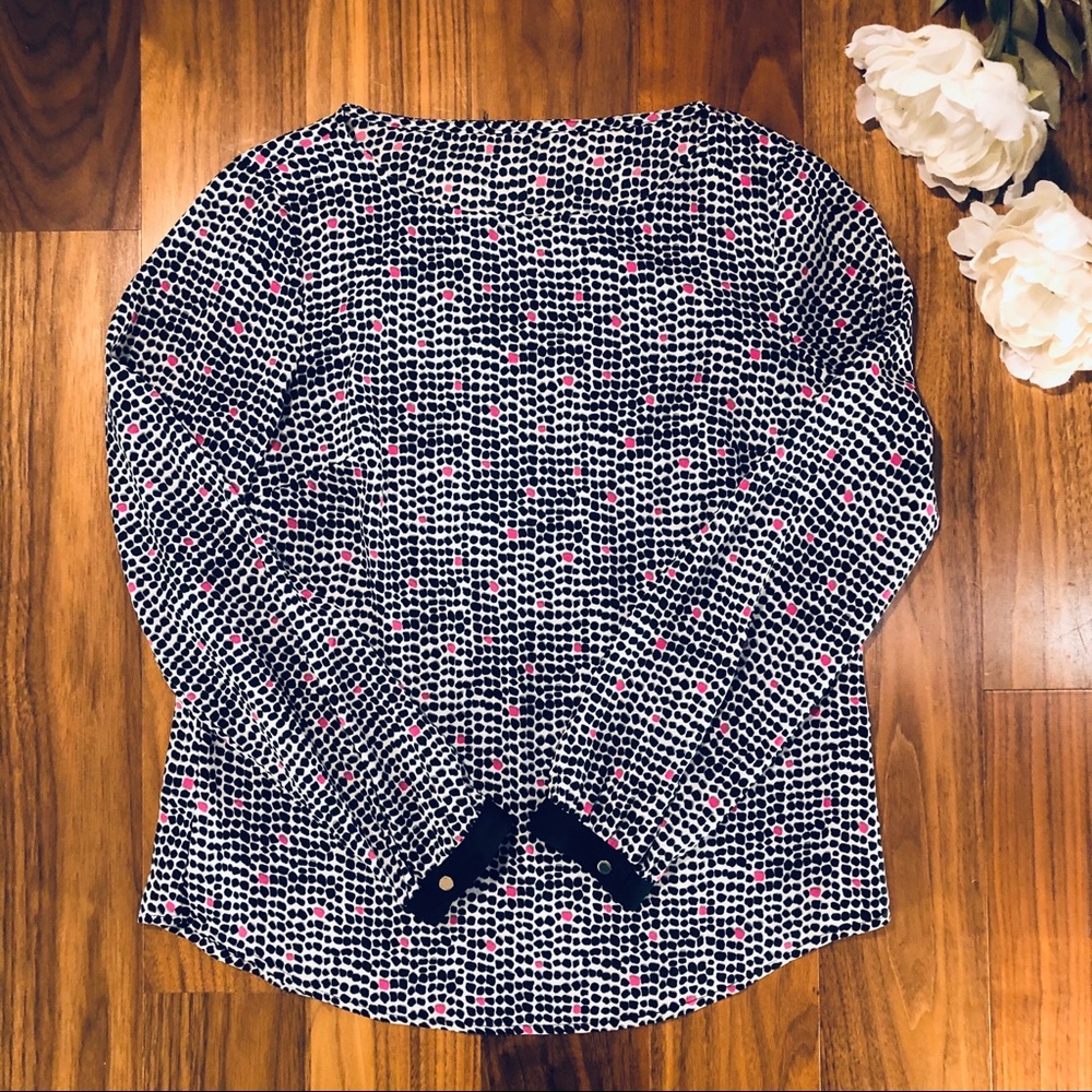 Banana Republic Spotted Blouse